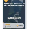 Apostila Nutricionista Pref de São Jerônimo da Serra PR