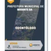 Apostila Odontólogo Prefeitura de Mirante BA 2023