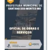 Apostila Oficial De Obras E Serviços Prefeitura de Santana dos Montes MG