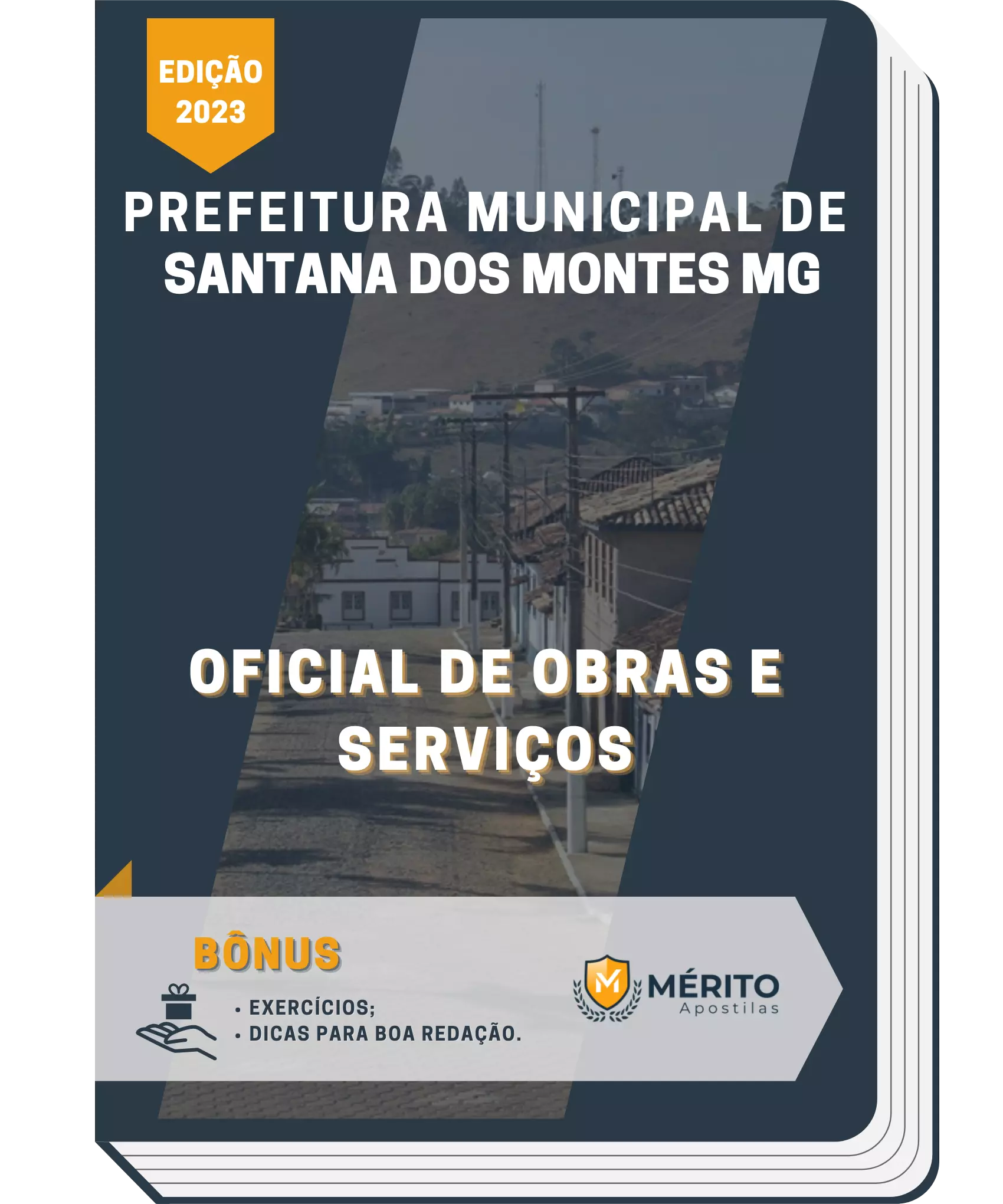 Apostila Oficial De Obras E Serviços Prefeitura de Santana dos Montes MG