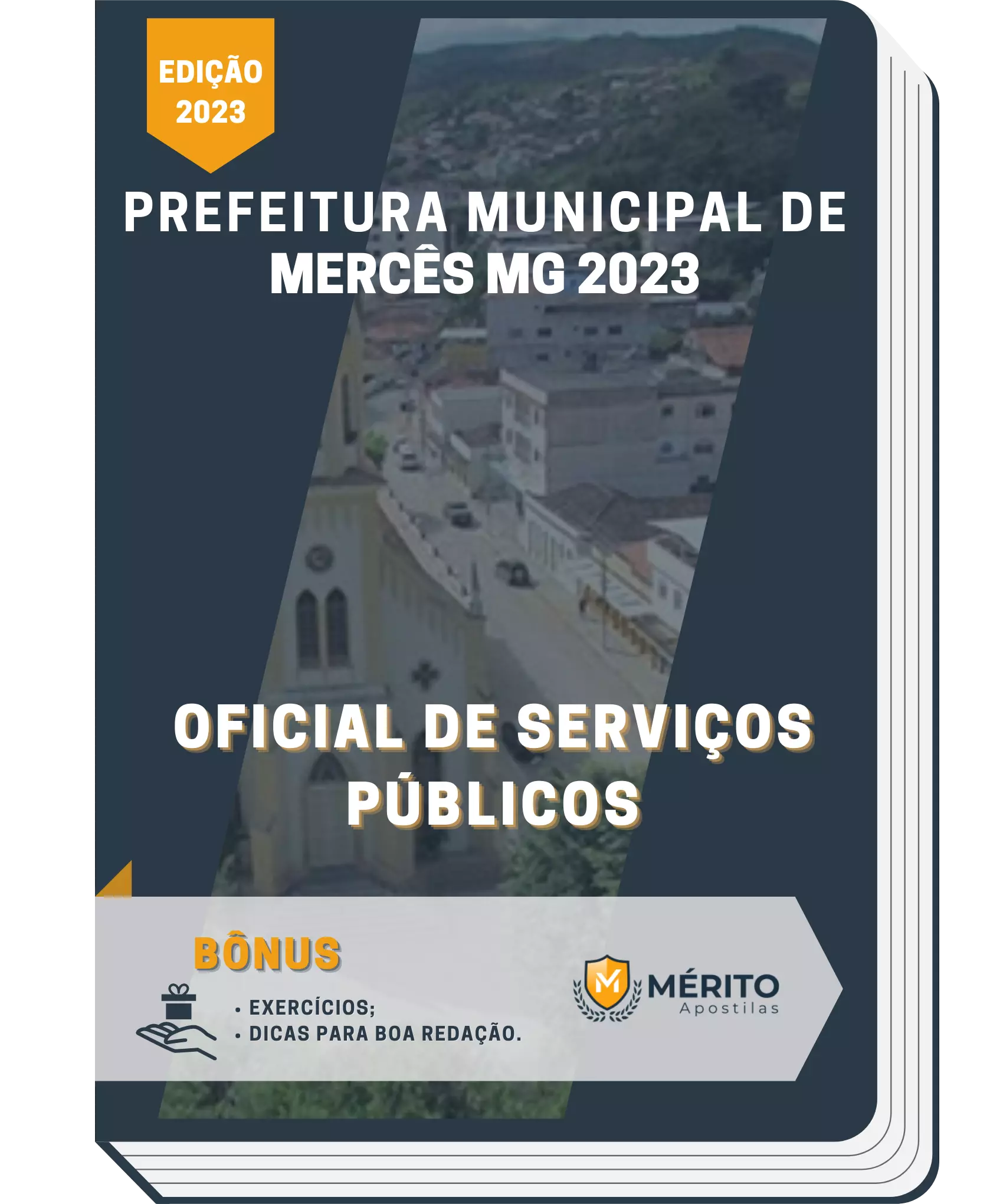 Apostila Oficial de Serviços Públicos de Prefeitura Mercês MG 2023