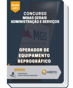 Apostila Operador de Equipamento Reprográfico Concurso MGS MG 2023