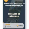 Apostila Operador de Máquinas Prefeitura de Pindamonhangaba SP