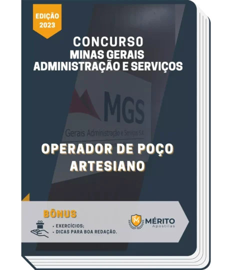 Apostila Operador de Poço Artesiano Concurso MGS MG 2023