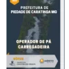 Apostila Operador de pá carregadeira Prefeitura de Piedade de Caratinga MG
