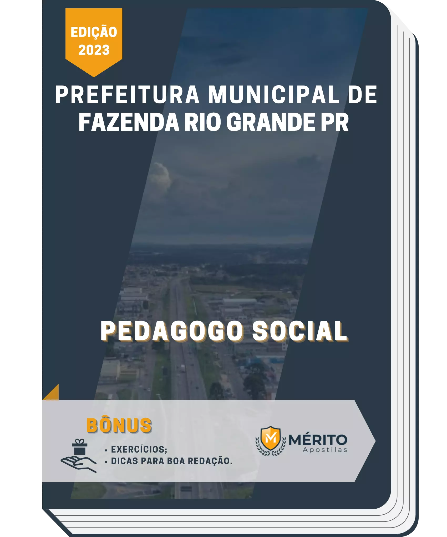 Apostila Pedagogo Social Prefeitura de Fazenda Rio Grande PR 2023.