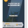Apostila Pedreiro Prefeitura de Bataguassu MS