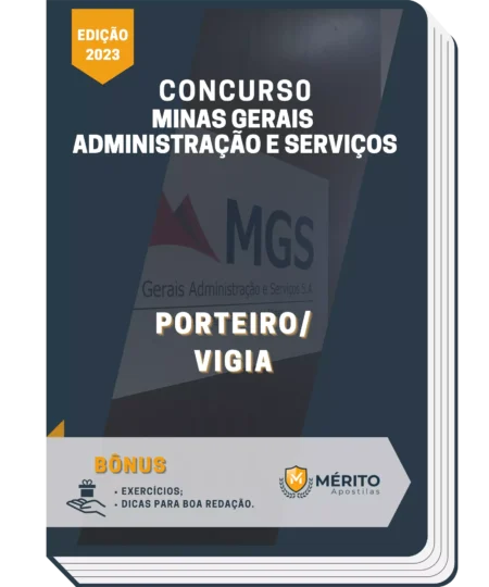 Apostila Porteiro Vigia Concurso MGS MG 2023