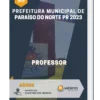 Apostila Professor Prefeitura de Paraíso do Norte PR 2023