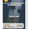 Apostila Psicólogo Prefeitura Baturité CE 2023