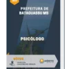 Apostila Psicólogo Prefeitura de Bataguassu MS