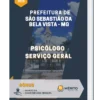 Apostila Psicólogo Serviço Geral Prefeitura de São Sebastião da Bela Vista MG 2023