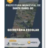 Apostila Secretária Escolar Prefeitura de Santa Isabel GO 2023