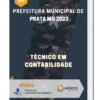 Apostila Técnico em Contabilidade Prefeitura de Prata MG 2023