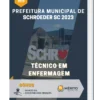 Apostila Técnico em Enfermagem Prefeitura de Schroeder SC 2023