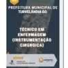 Apostila Técnico em Enfermagem Instrumentação Cirúrgica Prefeitura Turvelândia GO 2023