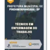 Apostila Técnico em Enfermagem do Trabalho Prefeitura de Pindamonhangaba SP