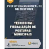 Apostila Técnico em Fiscalização de Posturas Municipais Prefeitura de Salto SP 2023