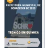 Apostila Técnico em Química Prefeitura de Schroeder SC 2023