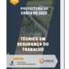 Apostila Técnico em Segurança do Trabalho Prefeitura de Casca RS 2023