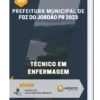 Apostila Técnico em enfermagem Prefeitura de Foz do Jordão PR 2023
