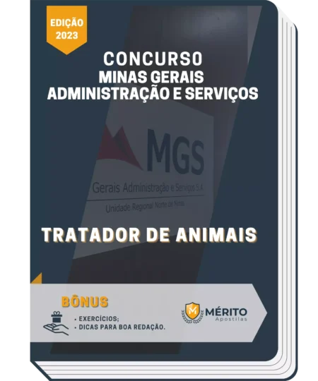 Apostila Tratador de Animais Concurso MGS MG 2023