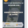 Apostila Agente Comunitário De Saúde Prefeitura de Estiva MG 2023