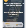 Apostila Agente Comunitário de Saúde Prefeitura de Campo Verde MT 2023