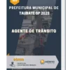 Apostila Agente De Trânsito Prefeitura de Taubaté SP 2023