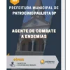 Apostila Agente de Combate a Endemias Prefeitura de Patrocínio Paulista SP 2023