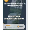 Apostila Analista em Comunicação Social Prefeitura de Mairiporã SP 2023
