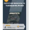Apostila Arquiteto Prefeitura de Tijucas do Sul PR 2023