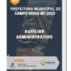 Apostila Auxiliar Administrativo Prefeitura de Campo Verde MT 2023