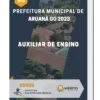 Apostila Auxiliar De Ensino Prefeitura de Aruanã GO 2023