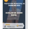 Apostila Auxiliar De Saúde Bucal Prefeitura de Caiana MG 2023