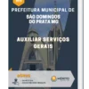 Apostila Auxiliar Serviços Gerais Prefeitura de São Domingos do Prata MG