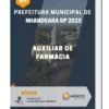 Apostila Auxiliar de Farmácia Prefeitura de Nhandeara SP 2023