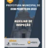 Apostila Auxiliar de Inspeção Prefeitura de Dom Pedrito RS 2023
