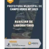 Apostila Auxiliar de Laboratório Prefeitura de Campo Verde MT 2023