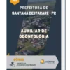 Apostila Auxiliar de Odontologia Prefeitura de Santana de Itararé PR 2023