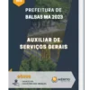 Apostila Auxiliar de Serviços Gerais Prefeitura de Balsas MA 2023