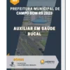 Apostila Auxiliar em Saúde Bucal Prefeitura de Campo Bom RS 2023