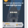 Apostila Biólogo Prefeitura de Dom Pedrito RS 2023