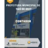 Apostila Contador Prefeitura de Taió SC 2023