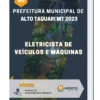 Apostila Eletricista de Veículos e Máquinas Prefeitura de Alto Taquari MT