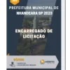 Apostila Encarregado de Licitação Prefeitura de Nhandeara SP 2023