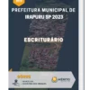 Apostila Escriturário Prefeitura de Irapuru SP 2023