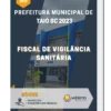 Apostila Fiscal de Vigilância Sanitária Prefeitura de Taió SC 2023