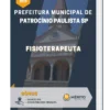 Apostila Fisioterapeuta Prefeitura de Patrocínio Paulista SP 2023