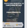 Apostila Fisioterapeuta Prefeitura de Campo Verde MT 2023